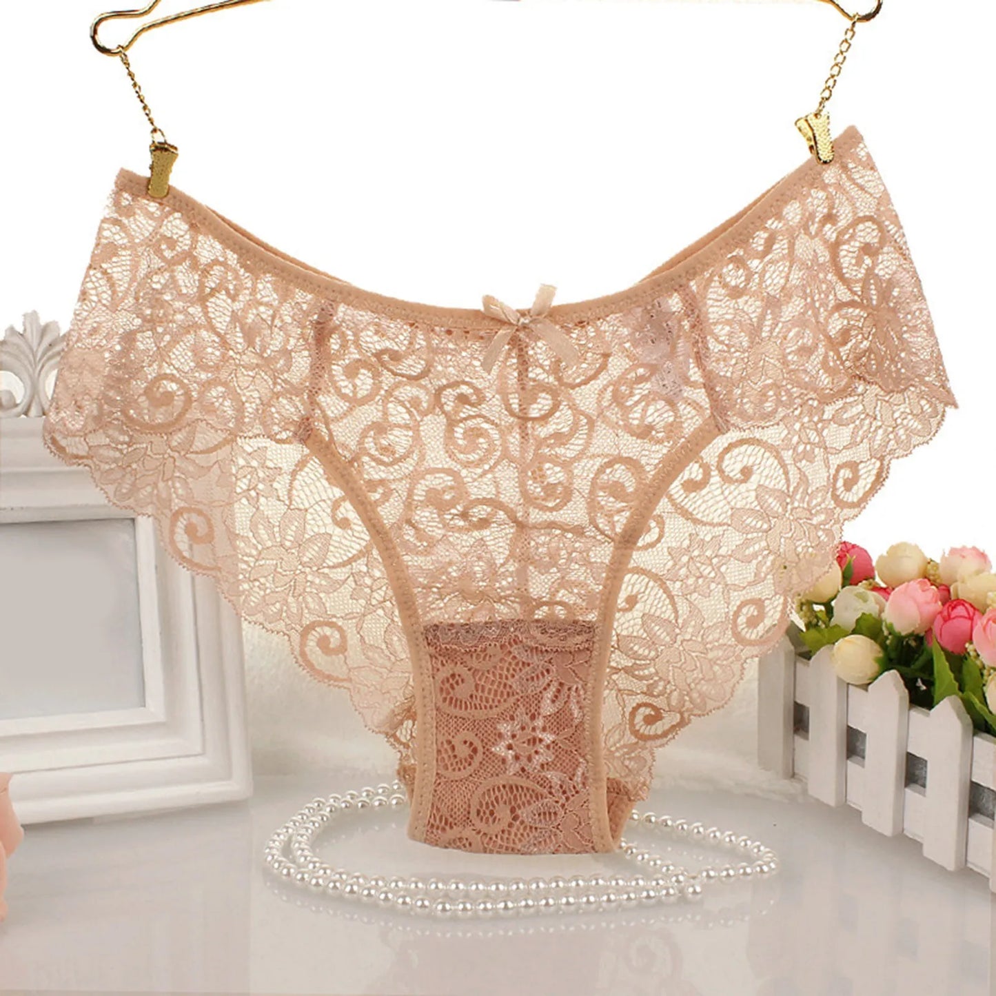 Panties For Women Plus Size Thongs Woman 2024 Women Sexy Panties Lace Cutout Hollow Waist Sexy Panties Calcinhas Feminina