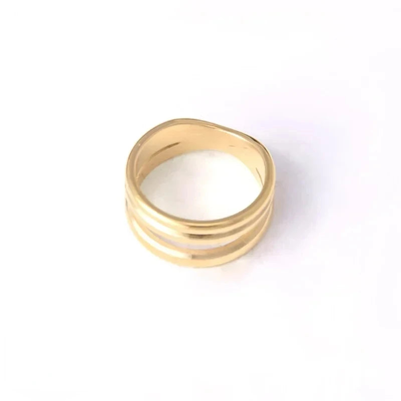 rings for women Stainless Steel ring woman Rock Square Heart Oval Classic Unisex Golden Jewelry Women ring like Wholesale