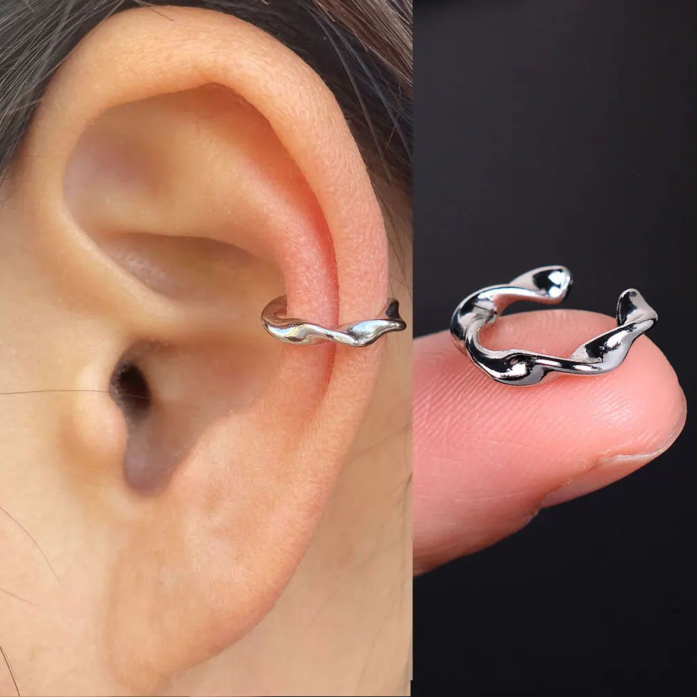 1Piece Climber Ear Cuff Ear Clip for Women CZ No Pierced C Shape Geometric Small Earcuff Ear Wrap Earcuff Clips Jewelry Gifts